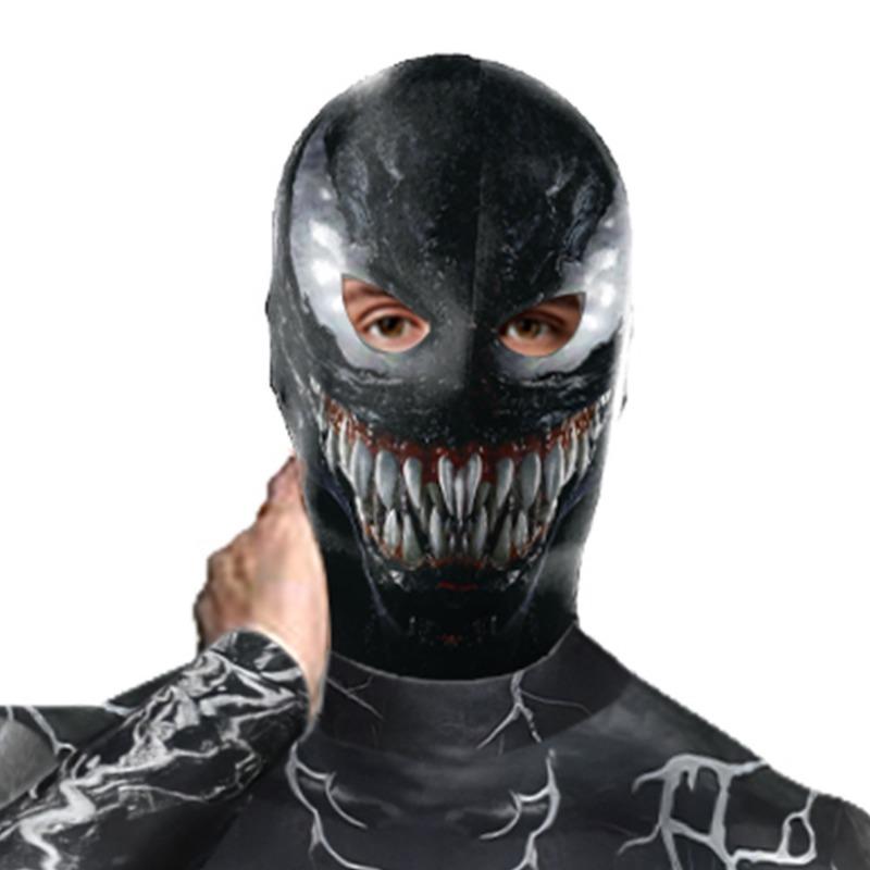 

Осенне-зимний костюм Венома для фильма, комбинезон, Хэллоуин, ужасы, капюшон, колготки, игровой костюм M