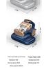 Cross-Border UV-C Mite Removal Lamp - High Suction Dust & Hair Cleaner for Household Beds