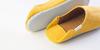 Babouche Canvas Large Mustard Yellow HOME Shoes, (25-27cm), [ABE SHOES]