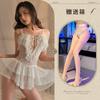 Sex Underwear Sexy Suspender Lace Seduction Pajamas Deep V Hollow Strap Pajamas Set Love'Fun Clothing Women