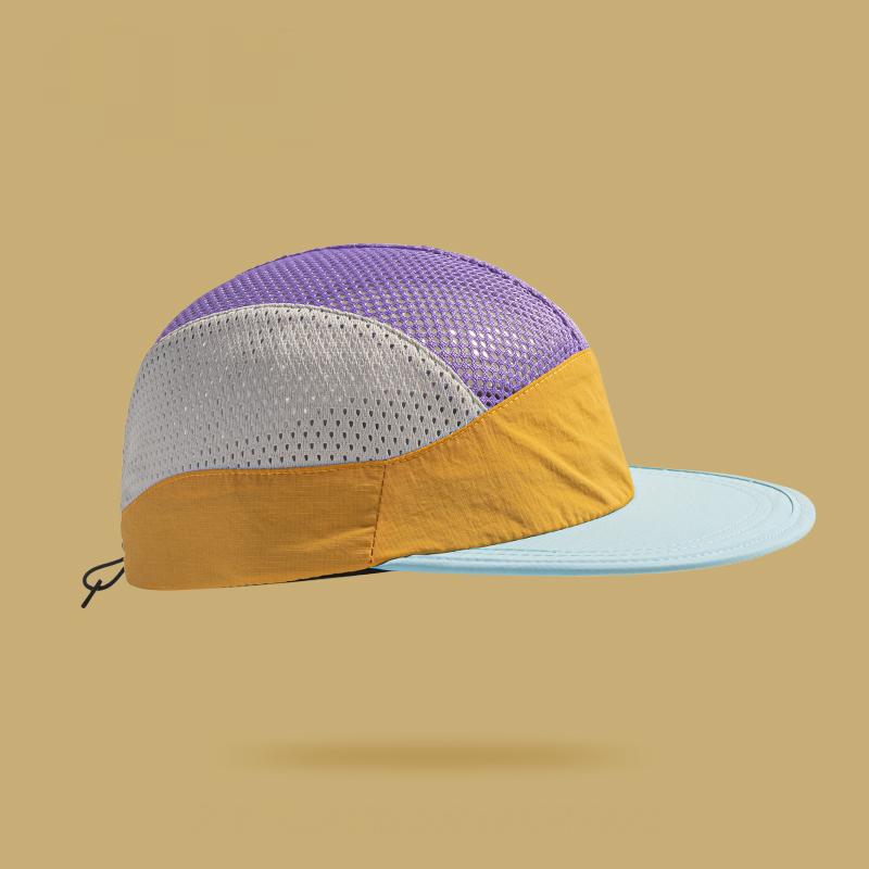 

Plain Weave Mesh Cap Quick-Dry Waterproof Unisex Hat Ideal for Outdoor Sports Camping Hiking Streetwear Fashion Daily Wear Adjustable синий