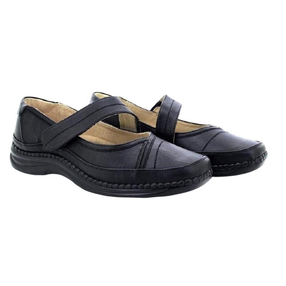 Boulevard Womens/Ladies Action Leather Mary Janes