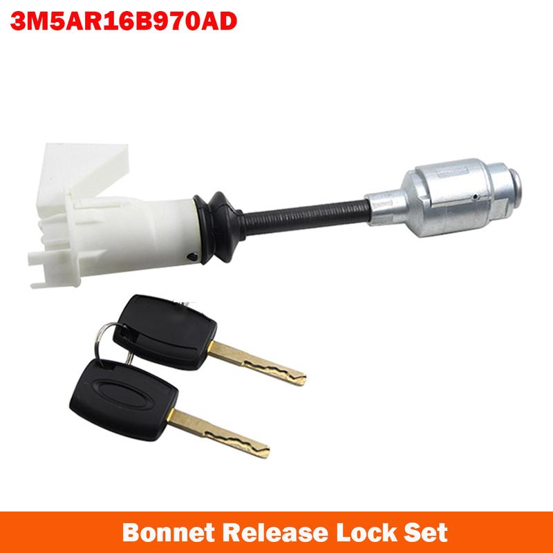 

4556337 3M5AR16B970AD Short Type Bonnet Release Lock Repair Kit For Ford Focus C-Max 2003-2007