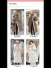 Korean Style Long Winter Cotton Coat with Large Fur Collar for Women – Thick, Loose, Over-Knee Design, Plus Sizes Available.
