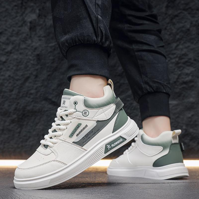 New High Top Men's Casual Shoes Stylish Designer Platform Sneakers Comfortable Soft Sole Lightweight Running Shoes Tenis Homem