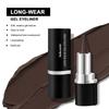 2Pcs Matte Gel Eyeliner Stick Waterproof Smudgeproof Smooth Creamy Long Wear Eye Liner Crayon