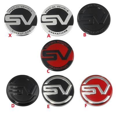 Samochód SV Special Vehicle Operation Logo Emblem Badge Naklejki na bagażnik Naklejki na boczny błotnik nadwozia