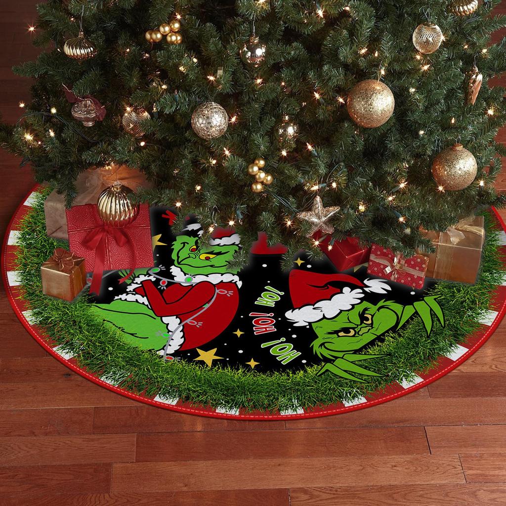 Christmas Tree Skirt Handicrafts, Christmas Decorations, Printed Ornaments, Christmas Supplies.