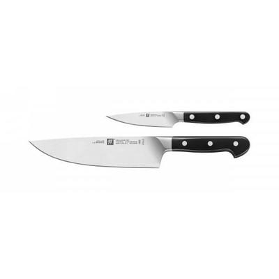 Set of 2 Knives - ZWILLING - 38430-004 Pro - FRIODUR Blades - ABS Handle 3 Rivets - Chef 20/Utility 10 Cm