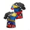 Summer Printed Casual and Comfortable Round Neck Short Sleeved T-shirt Top
