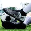 Herren-/Damen-Fußballschuhe Gummi Weiche Sohle Kurze Stollen Kunstrasen Jugendliche Kinder Fußballschuhe