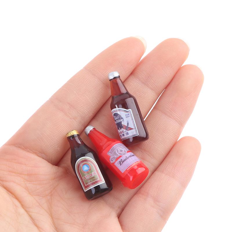 Miniature Food And Play Shooting Props Simulation Mini Beer Bottle