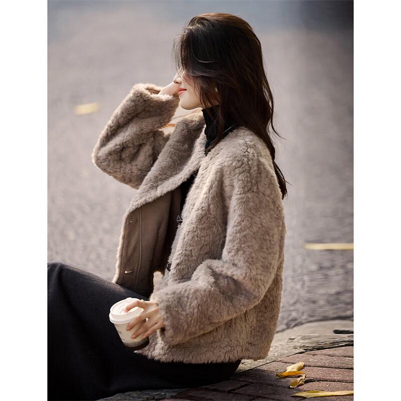 Women's Luxurious Faux Fur Short Winter Coat
