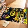Borussia Dortmund Customize Your Name Floor Rug Office Rug Design for Dormitory Outdoor Playrooms Decorate Room Anti-slip Rug Decorate Offices
