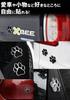 KOYOKOMA Car Sticker Paw Decal Sticker Car Motorcycle Zinc Alloy 3D 3D Dog Cat Sticker