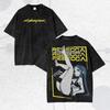 Vintage Washed Shirt Video Game Merch Metalhead Fan Gift Summer Men's and Women's Washed T-shirt