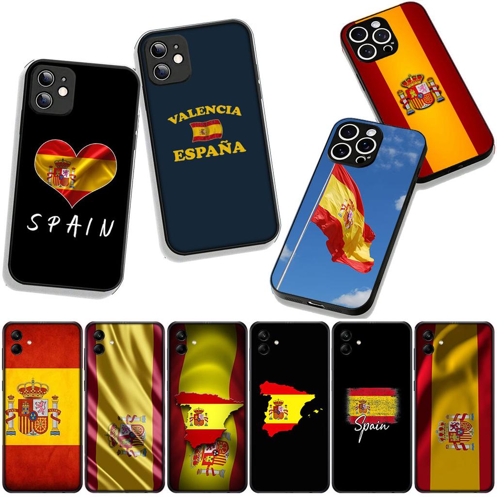 Handyhülle Spanien Flagge Gelb Rot Hülle für Xiaomi Redmi Note 15 11 9 10 Pro Plus A5 9A 9T 10A 10C 9C NFC 15C 8T Case