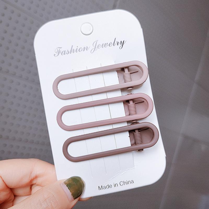 Clips de păr colorat Bai Lu fără cusături tip cioc de rață pentru femei - Ideal pentru frunte, breton și machiaj