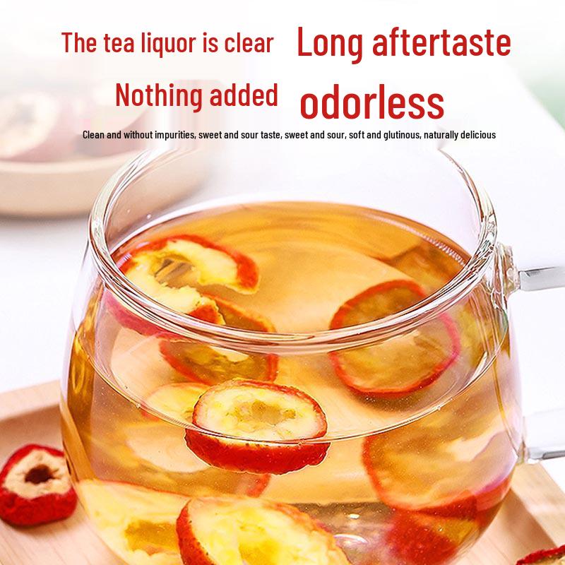 Seedless Dried Hawthorn Slices, 80g Can - Pitted Center Circle