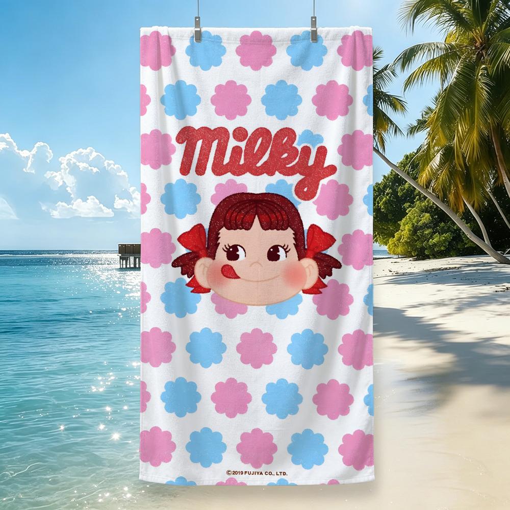 Cartoon Cute F-Fujiya Peko-chan Towel Towel Quick Drying Beach Towels Are Suitable For Swimming Pools Camping Yoga And The Gym