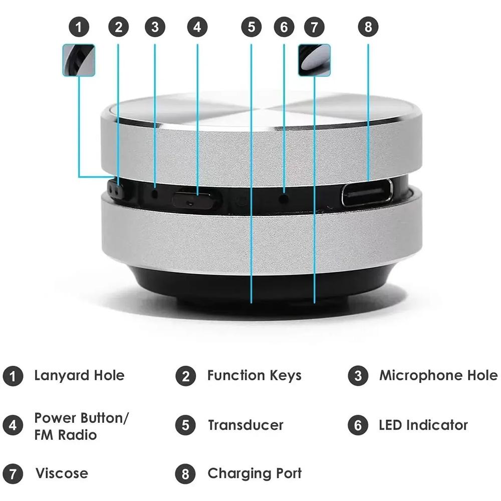 2024 Hot Bone Conduction Speaker Wireless Bluetooth-Compatible TWS Stereo Sound Hummingbird Speaker With FM Radio Dropshipping