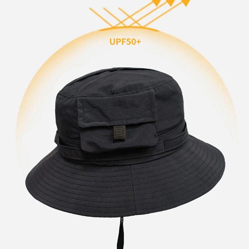 Fashion Foldable Bucket Hat Waterproof Sun Protection Fisherman Hats Quick Drying With Storage Bag Sunscreen Cap Summer