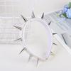 Gothic Punk Goth Headwear Women Headband Girls Rivets Headwear Cosplay Headdress Lace Hair Accessories