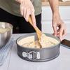 Silicone Round Baking Mat Air Fryer Oven Baking Sheets Non-Stick Baking Liners Reusable Bake Dish for Cake Pizza Pastry Cookie