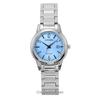 Elegance Stainless Steel Light Blue Dial Eco-Drive FE1241-71L Women's Watch