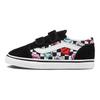 Vans Old Skool Low Top Walking Shoes Baby Shoes Black White Red VN000D3YABY