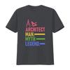 Funny ArchitecT T Shirt Architectural Humor For Architecture Unisex Myth Legend Vintage Washed Stretched Graphic Breathable