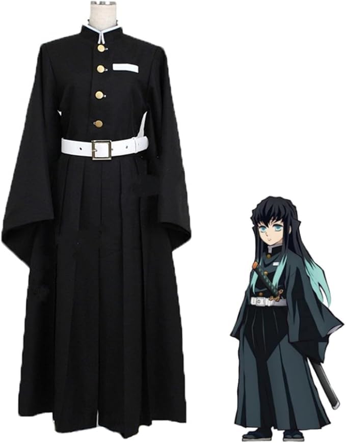 

Косплей костюмы демона Kimetsu no Yaiba для Тандзиро, Нэдзуко, Муичиро, Мицури, Гию, Канао и Шинобу. Идеально подходят для школьных и сценических выступлений [Flowsea]