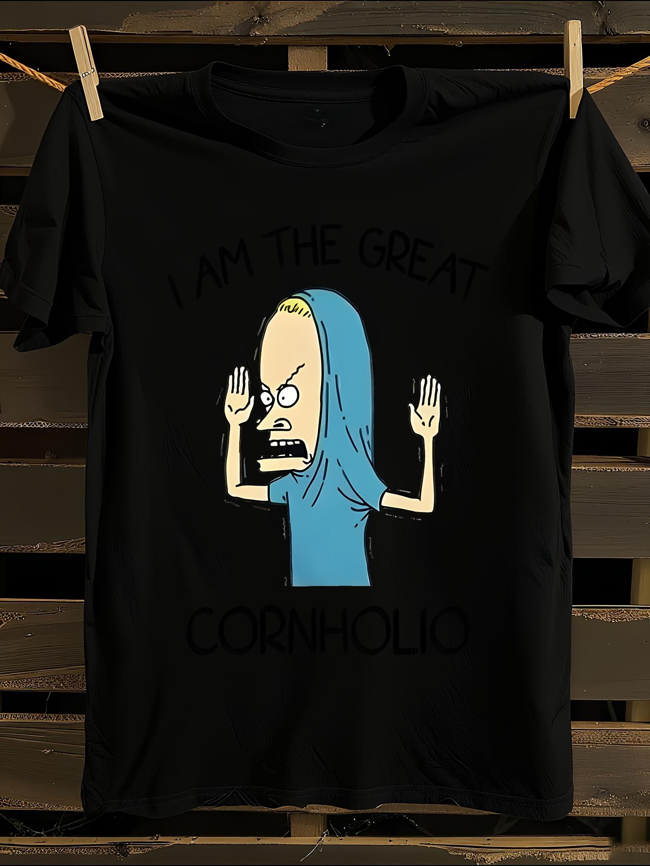 Beavis and Butt-Head Inspired Funny Graphic T-shirt M