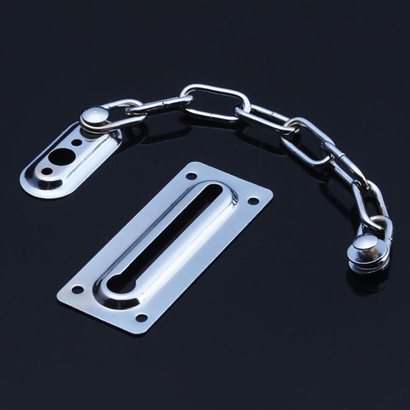 Stainless Steel Anti-Theft Door Chain Lock Hotel High Security Chain Restrictor