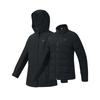 FILA Explorer Fashion Classic Casual Outdoor Warm Two-Piece Hooded Down Jacket Women outerwear Deep-Black A61W547901FBK