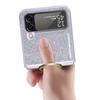 Anti-Falling Slim Bling Fingerring-Hülle für Samsung Galaxy Z Flip4 5g Flip 4 Flip3 Flip 3 Modeschutz Einbauhülle Coque