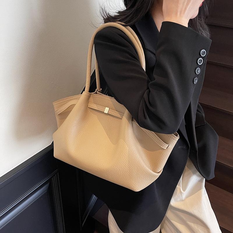 Women's New Large-Capacity Retro Fashion Tote Crossbody Shoulder Bag