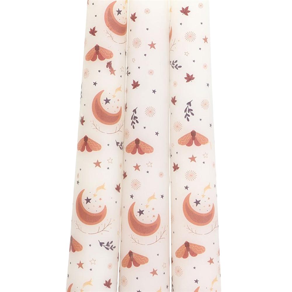 Something Different Set de lumânări conice Luna Recoltei (Pachet de 3)