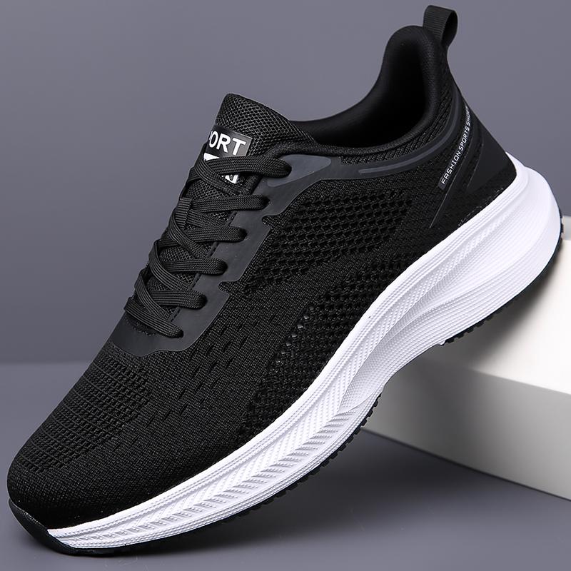 

Men s Shoes Breathable Casual Lightweight Running Basketball Sneakers Male High Quality Sport Shoes Man Sneakers 39 чорний