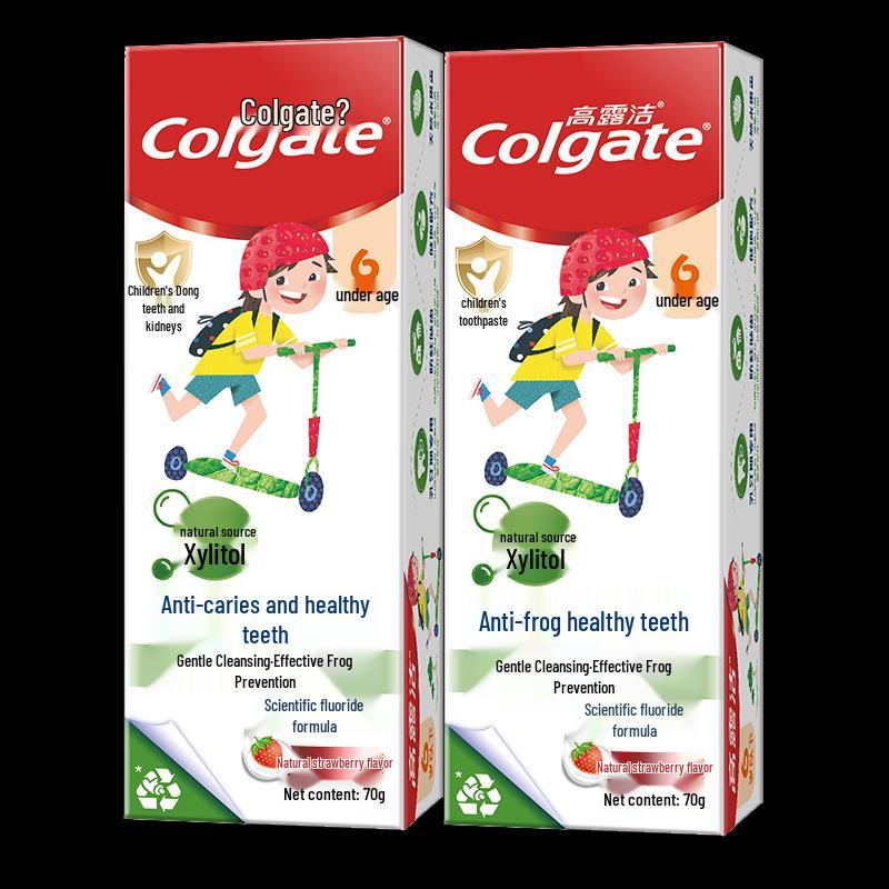 Colgate Kids Fluoride Toothpaste - Natural Strawberry (2-Pack)