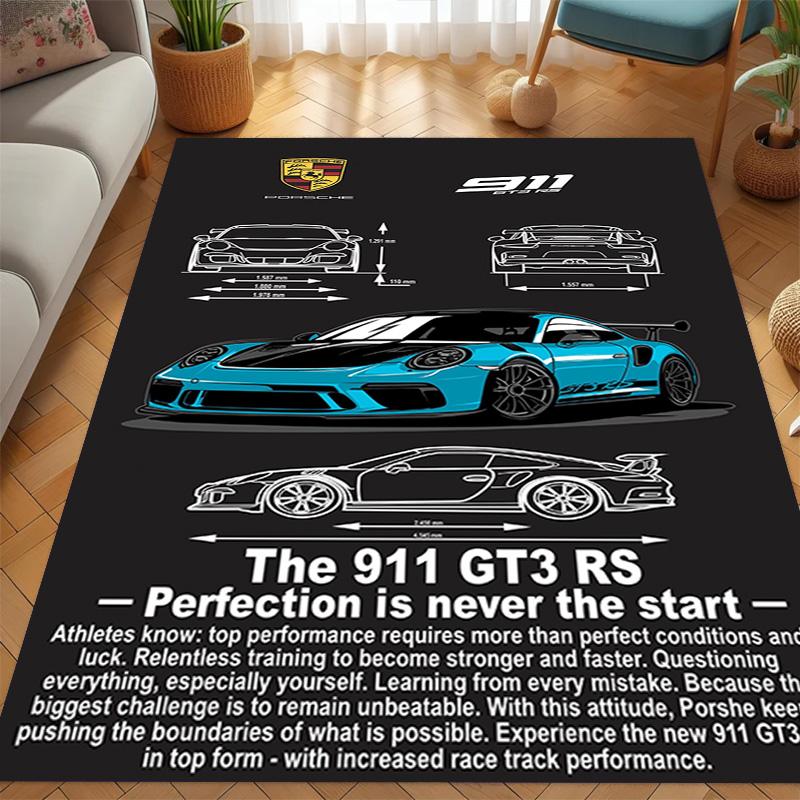 Sports Car Art Print carpet Home Decor Suitable for all seasons Art Christmas gifts Fashion