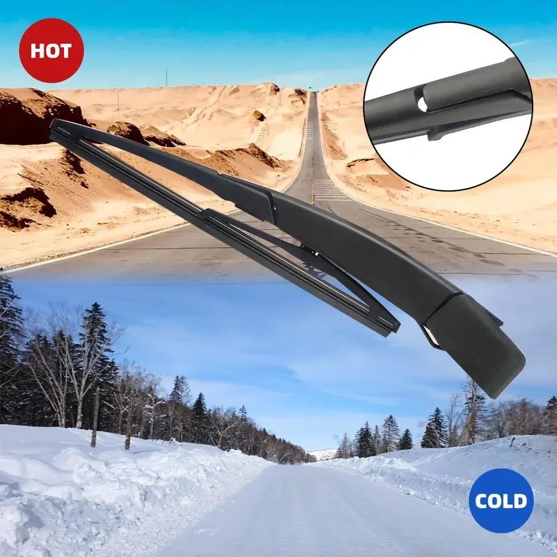 2PCS Car Rear Wiper Blade and Arm Fit for Renault Koleos MK2 Hatchback 2016-2020 Window Windshield Wiper Blade Arm Set