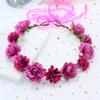 Flower Headbands Women Bride Flower Crown For Wedding Party Supply Floral Garlands Crown Hair Wreath Floral Headbands