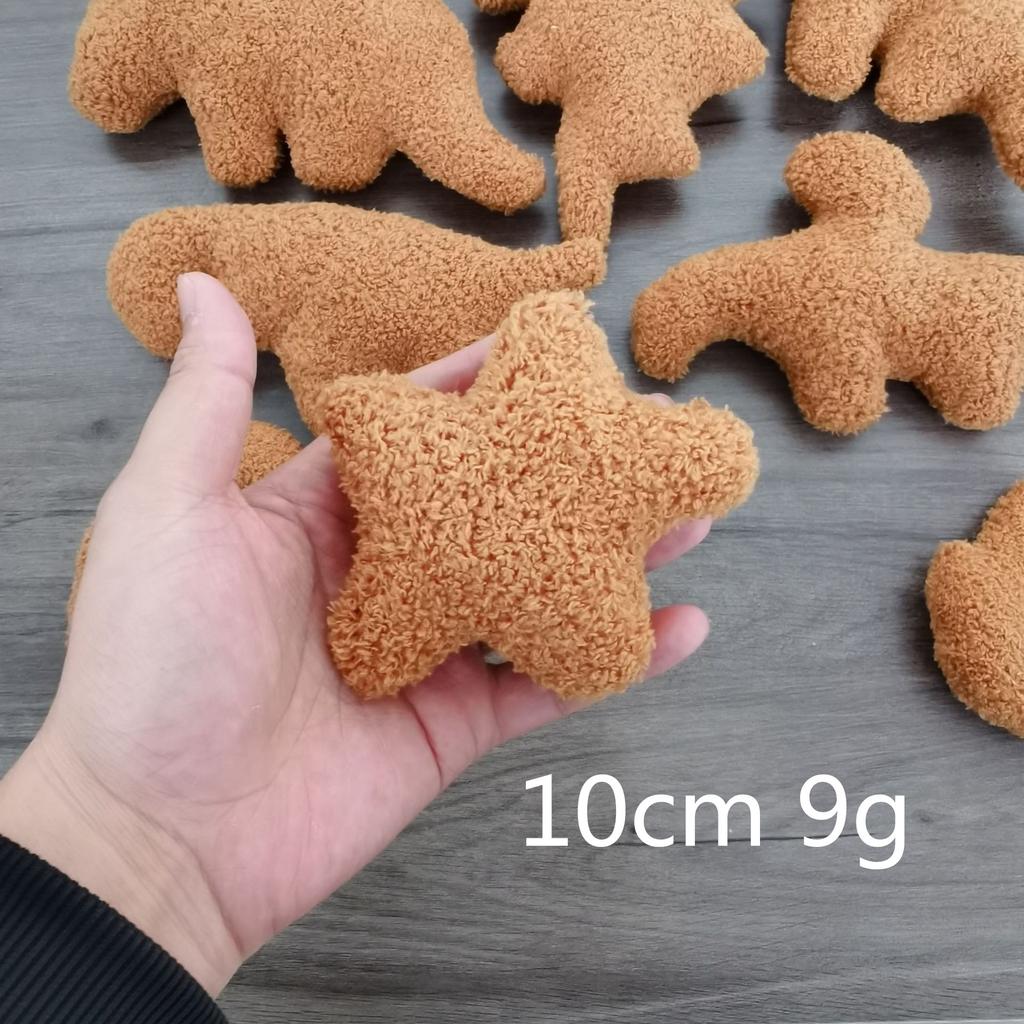 Dinosaur Chicken Nugget Doll Pillow Stegosaurus Tyrannosaurus Plush Toy