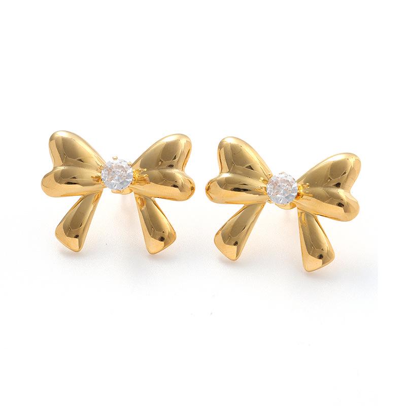 18K Gold Stainless Steel Flower Shell Beach Earrings