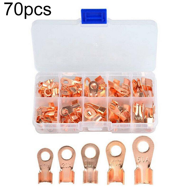 Copper Terminals Storage box Ring Lug Crimp Wire Connector Replacement