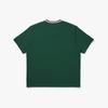 diadora Seersucker Short Sleeve Piste Dark Green