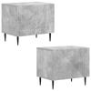 TV Stand Concrete Grey Engineered Wood