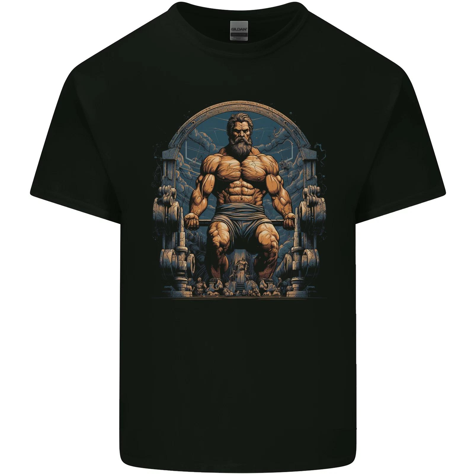 Hercules Gym Bodybuilding Weightlifting Training Kids T-Shirt Childrens M