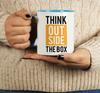 Inkdotpot Think Outside The Box Inspirational Positive Quotes 11Oz Ceramic  Coffee  Mug